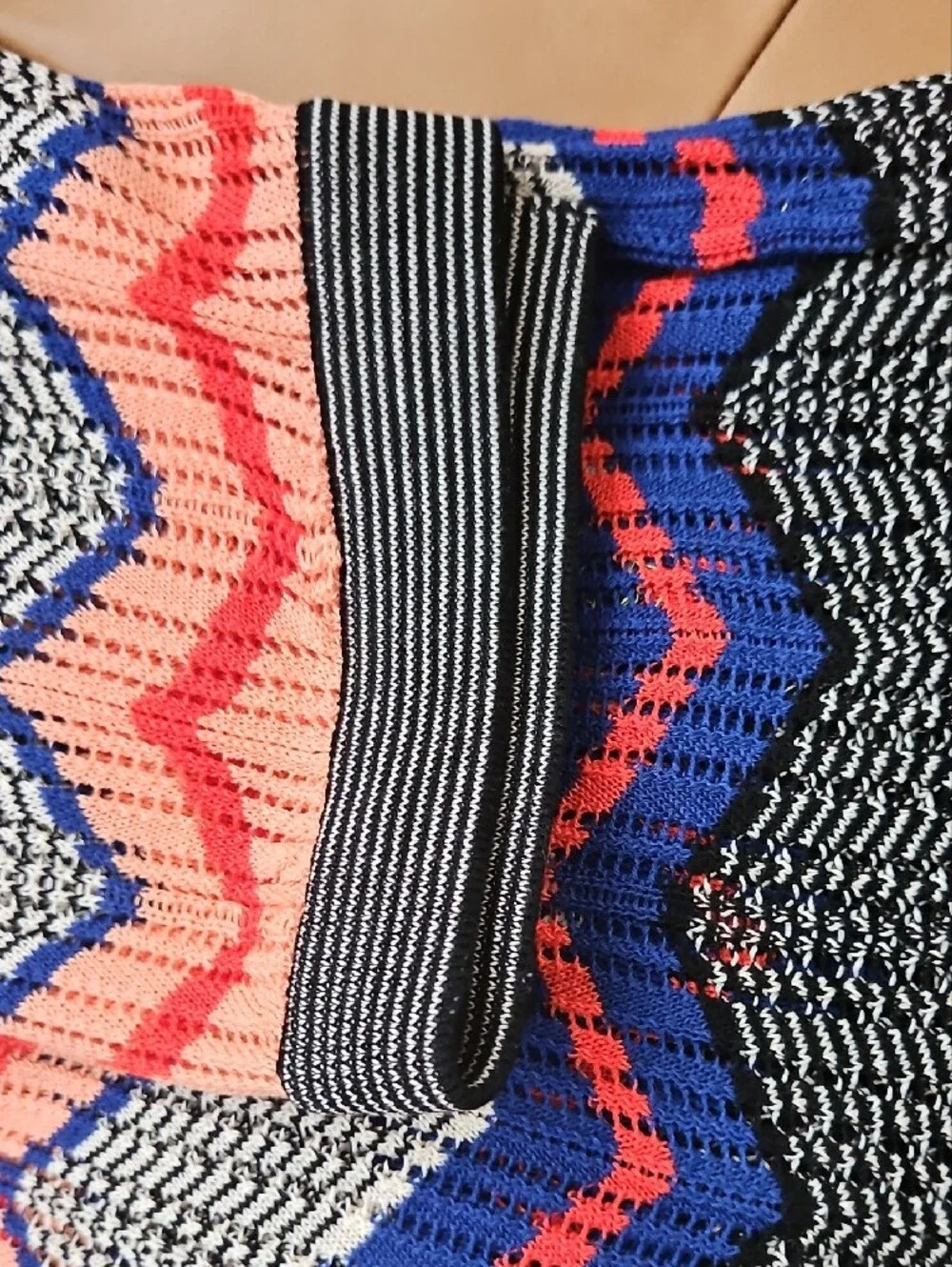 JUCCA Zigzag Multicolor Lightweight Knit Set